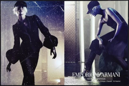 Emporio Armani 2011 Print Ad - Iselin Steiro, Mario Sorrenti