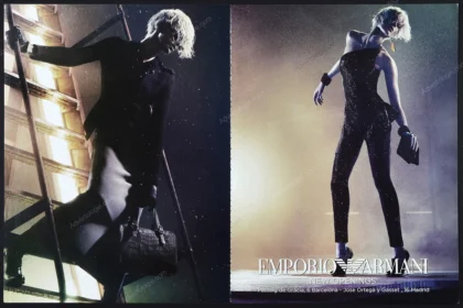 Emporio Armani 2011 Print Ad - Iselin Steiro, Mario Sorrenti