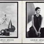 Giorgio Armani 1993 Print Ad - Fabienne Terwinghe, Peter Lindbergh