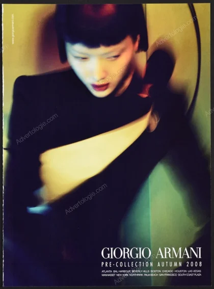 Giorgio Armani 2008 Print Ad - Du Juan, Mert & Marcus