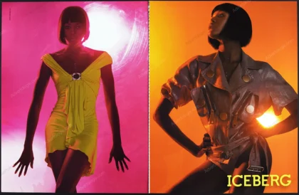 Iceberg 2007 Print Ad - Naomi Campbell
