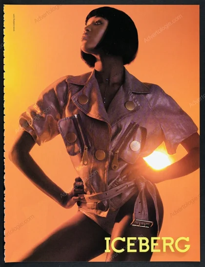 Iceberg 2007 Print Ad - Naomi Campbell