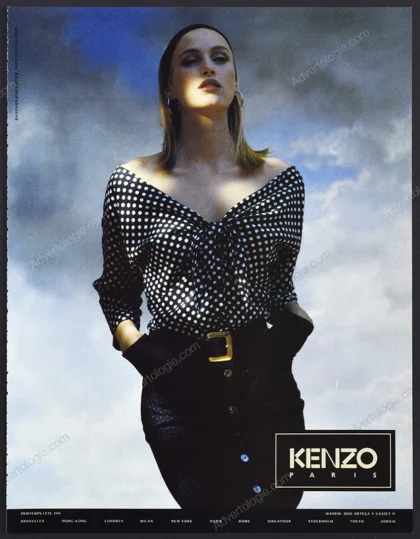 Kenzo 1991 Print Ad - Sam Gold
