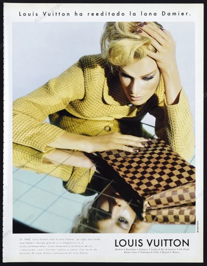 Louis Vuitton 1996 Print Ad - Kristen McMenamy
