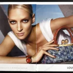 Louis Vuitton 2005 Print Ad - Uma Thurman