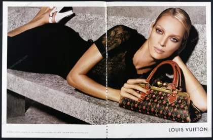 Louis Vuitton 2005 Print Ad - Uma Thurman