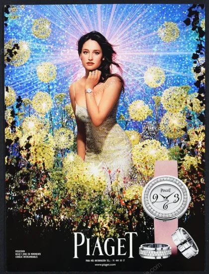 Piaget Jewelry & Watches 2005 Print Ad - Marie Gillain, Pierre et Guilles