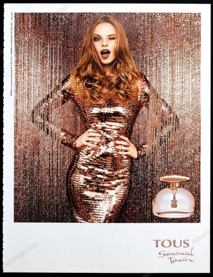 Tous Sensual Touch Perfume 2012 Print Ad - Dioni Tabbers
