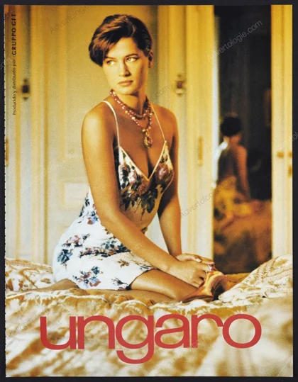 Ungaro 1991 Print Ad - Anette Roque
