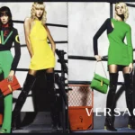 Versace 2015 Print Ad - Karlie Kloos, Caroline Trentini