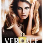 Versace Perfume 2007 Print Ad - Angela Lindvall