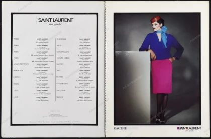 Saint Laurent Rive Gauche 1979 14-Page Advertorial - Francois Lamy