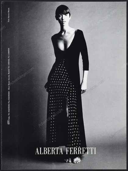 Alberta Ferretti 1993 Print Ad - Patricia Hartmann, Steven Meisel