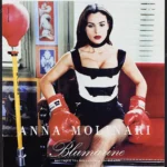 Anna Molinari 1993 Print Ad - Monica Bellucci, Helmut Newton