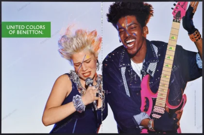 Benetton 1989 Print Ad - "Rock"