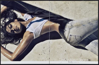 Calvin Klein Jeans SS 2010 Print Ad - Eva Mendes, Steven Klein
