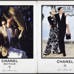Chanel 1989 Print Ad - Inès de la Fressange, Karl Lagerfeld