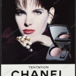 Chanel Cosmetics 1989 Print Ad - Lisa Crosby