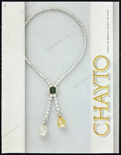 Chayto Jewelry 1987 Print Ad