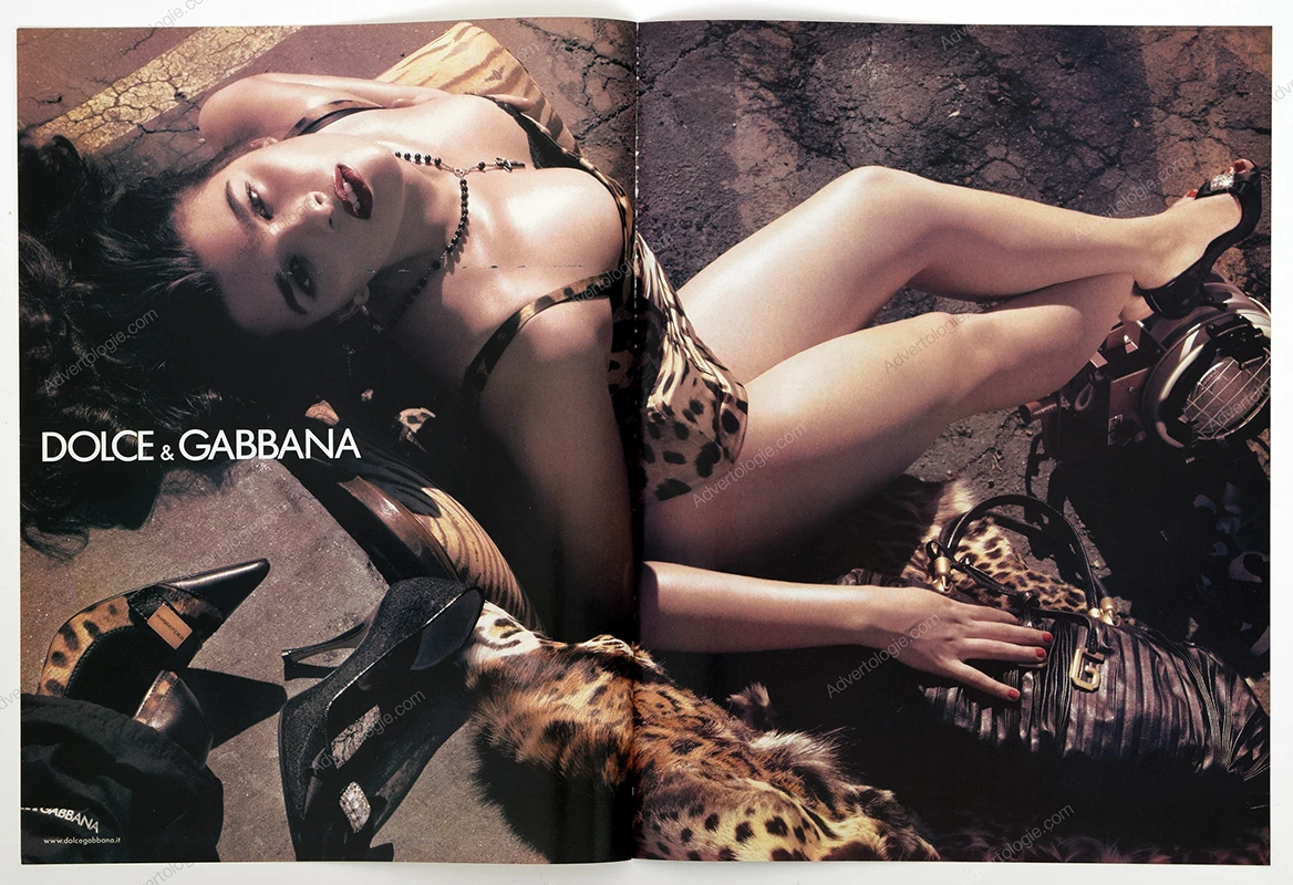 Dolce & Gabbana 2006 Print Ad - Crystal Renn