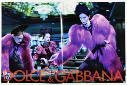 Dolce & Gabbana 2009 Print Ad - Mariacarla Boscono, Edita Vilkeviciute