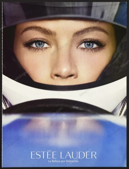Estee Lauder Cosmetics 2003 Print Ad - Carolyn Murphy