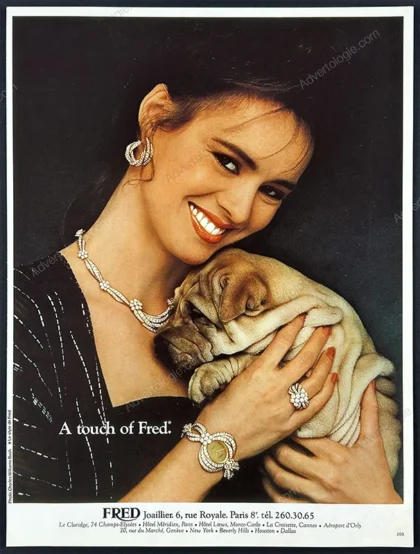 Fred Jewelry 1984 Print Ad