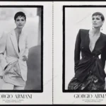 Giorgio Armani 1993 Print Ad - Fabienne Terwinghe, Peter Lindbergh