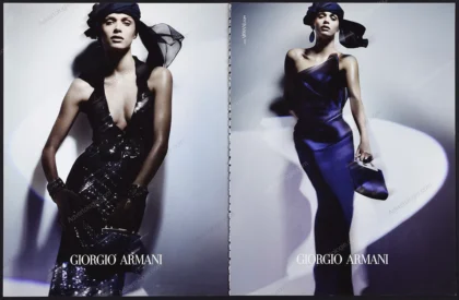 Giorgio Armani 2011 Print Ad - Elisa Sednaoui, Nick Knight