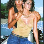 Guess 2001 Print Ad - Adriana Lima, Megan Ewin