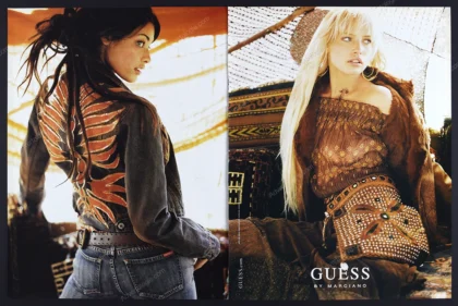 Guess by Marciano 2002 Print Ad - Megan Ewin, Candice Viale