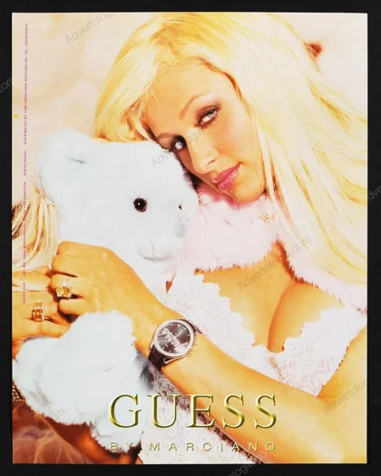 Guess by Marciano 2004 Print Ad - Paris Hilton, Ellen von Unwerth