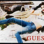 Guess 2005 Print Ad - Bianca Balti, Ellen von Unwerth