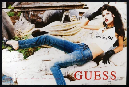 Guess 2005 Print Ad - Bianca Balti, Ellen von Unwerth