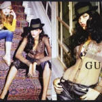 Guess 2004 Print Ad - Thais Oliveira, Ellen von Unwerth