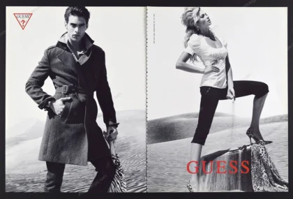 Guess 2007 Print Ad - Elsa Hosk, Jon Kortajarena