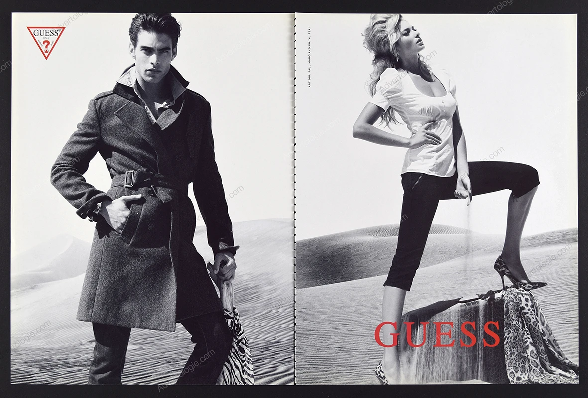 Guess 2007 Print Ad - Elsa Hosk, Jon Kortajarena