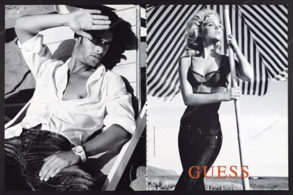 Guess 2007 Print Ad - Elsa Hosk, Jon Kortajarena