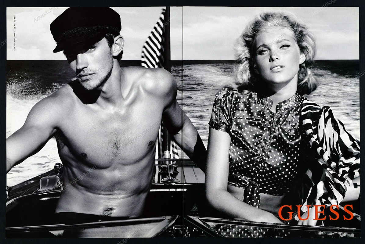 Guess 2007 4-Page Print Ad - Elsa Hosk