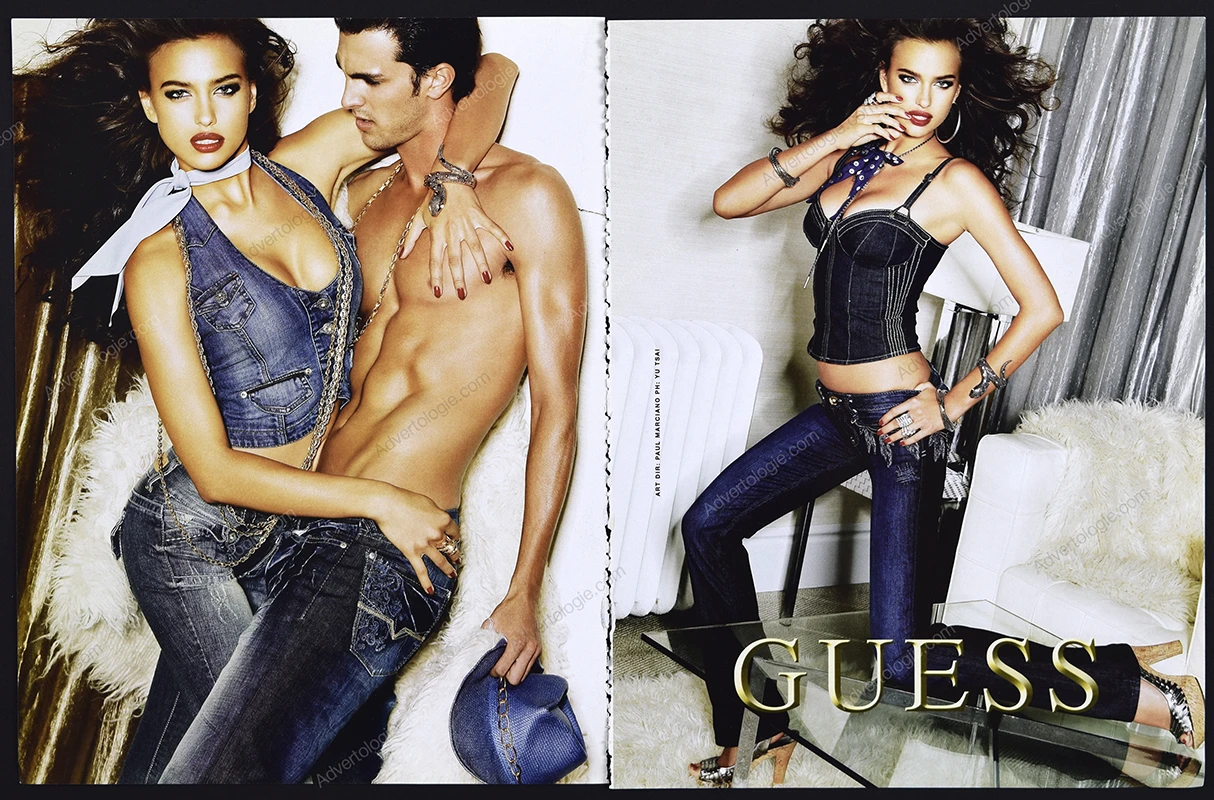 Guess 2009 Print Ad - Irina Shayk