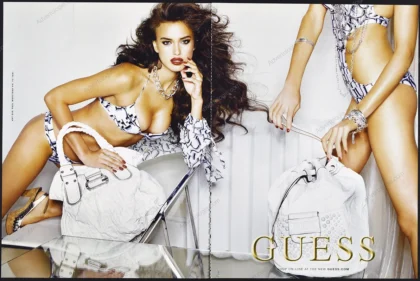 Guess 2009 Print Ad - Irina Shayk