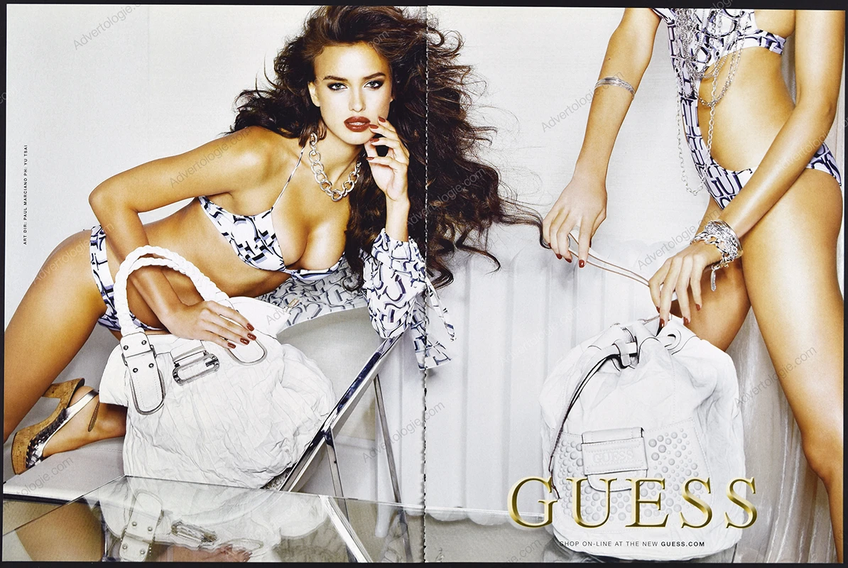 Guess 2009 Print Ad - Irina Shayk