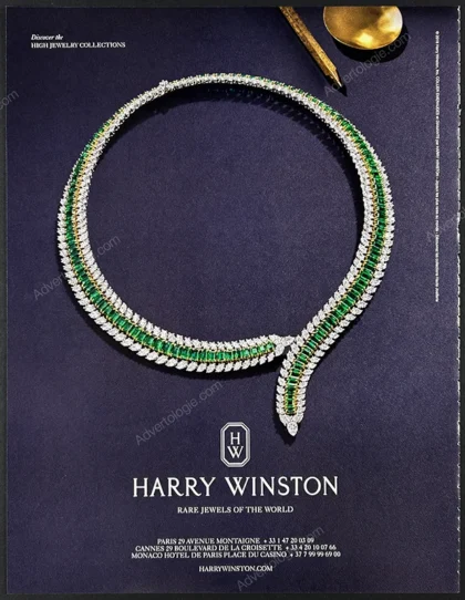 Harry Winston Jewelry 2018 Print Ad