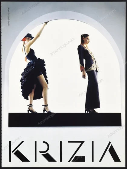 Krizia 1993 Print Ad - Giovanni Gastel