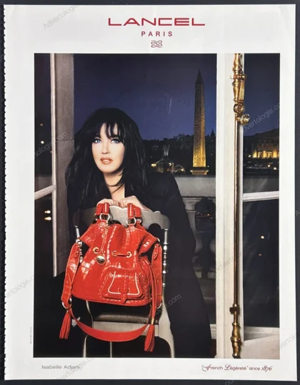 Lancel Accessories 2008 Print Ad - Isabelle Adjani, Bettina Rheims