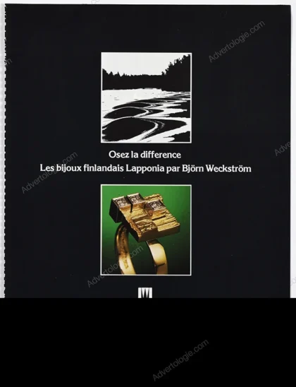 Lapponia Jewelry 1979 Print Ad - Björn Weckström
