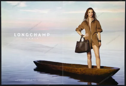 Longchamp 2011 Print Ad - Audrey Marnay, Patrick Demarchelier