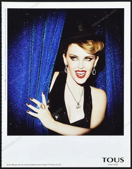 Tous Jewelry & Watches 2010 2-Page Print Ad - Kylie Minogue, Ellen von Unwerth