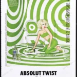 Absolut Vodka 2010 Print Ad - "Absolut Twist"