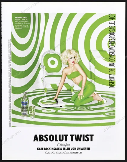 Absolut Vodka 2010 Print Ad - "Absolut Twist"